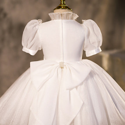 Western Style Little Flower Girl Wedding Dress With Tutu Skirt