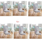 6pc European flower grey