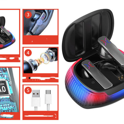 Hall Flashing Low-latency Wireless Gaming Headset