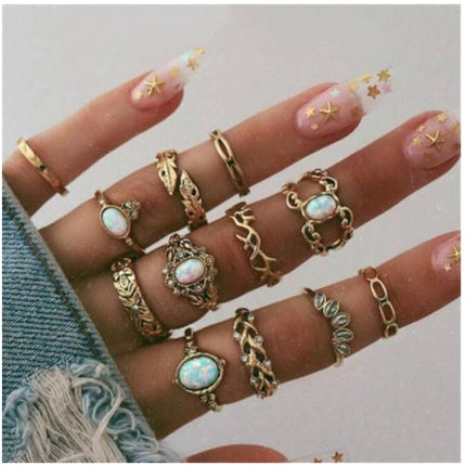 Diamond set ring jewelry
