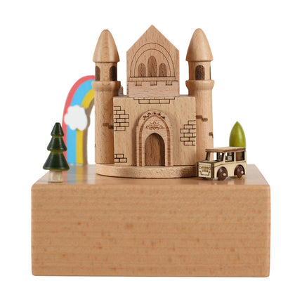 Creative wooden music box children's day crafts