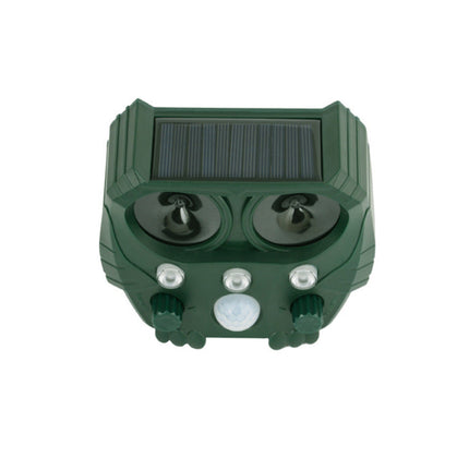 Solar ultrasonic dog repeller