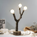Three lamp holder with leather / Push Button Switch / 220V US