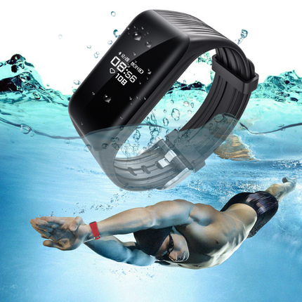 Heart rate exercise step bracelet