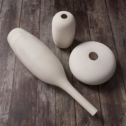 European-style Ceramic Dried Flower Vase Restaurant Table Decoration