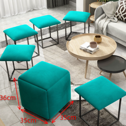 Rubik's Cube Stool Small Family Sofa For Shoes Small Bench