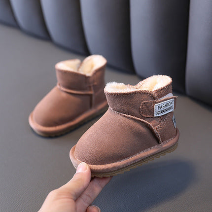 Winter Plus Cashmere Boys And Girls Snow Cotton Shoes Baby