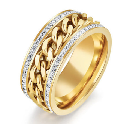 Personalized Chain Ring Men And Women Can Turn Single