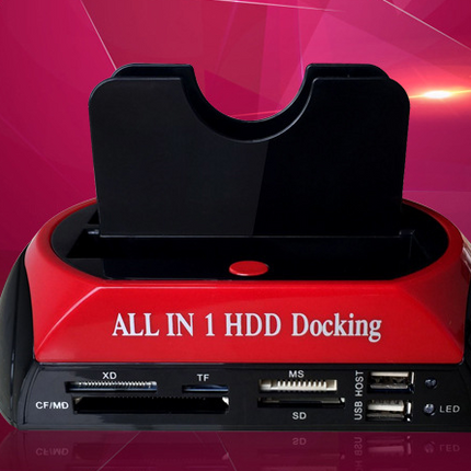 Cradle Multi-Function HDD Block HDD Holder With Card Reader HDD Enclosure