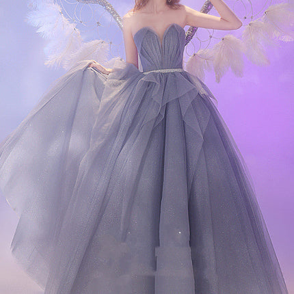 Wedding Dinner Cocktail Party Light Luxury Dress Skirt