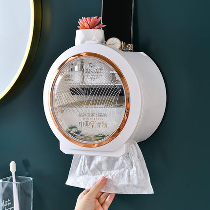 Punch Free Wall Mounted Washcloth Storage Box
