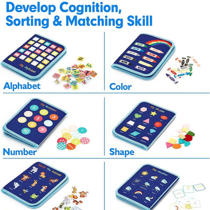 Felt Busy Board Early Education Puzzle Baby Children's Teaching Aids