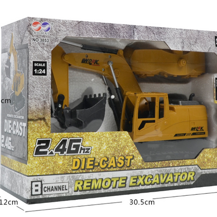 Wireless remote control excavator