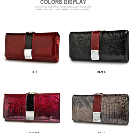 Women's leather wallet coin purse