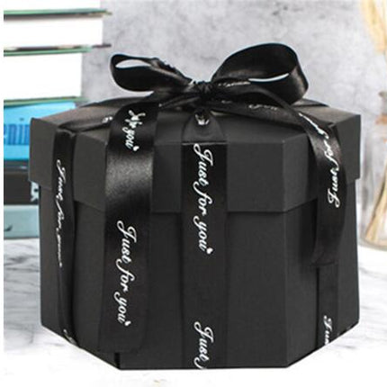 Surprise Explosion Box DIY Handmade Scrapbook Photo Album Gift Box for Valentine Gift