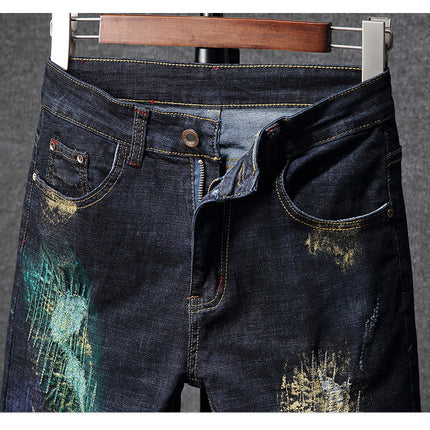 Men's Fashion Personality Slim Pencil Pants