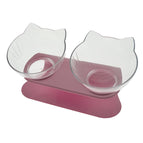 Two clear pink