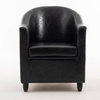 Black leather / Single person