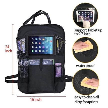 Compatible with Apple, Car storage bag car seat back pocket bag car with IPAD bag 600D Oxford cloth