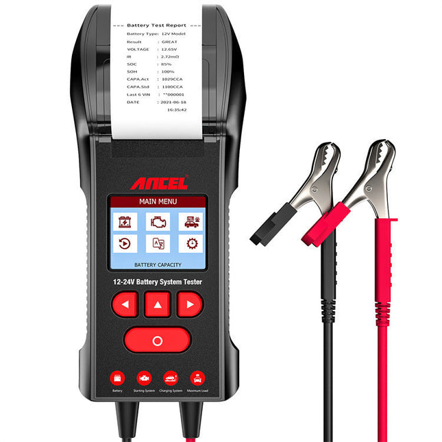 Automobile Battery Tester Battery Power Internal Resistance Life Detection Printing Model