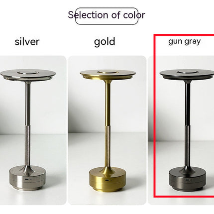 All Aluminum I-shaped Touch Table Lamp USB Charging