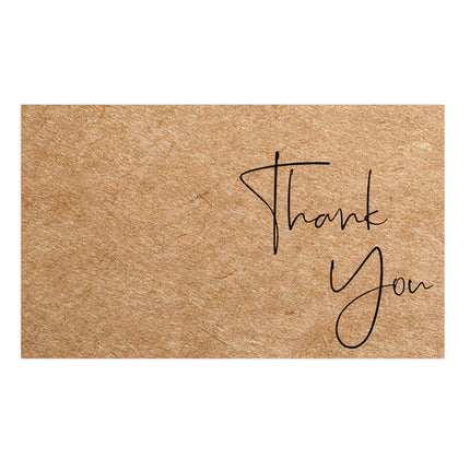 English Holiday Thank You Simple And DIY Creative Greeting Card