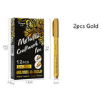 2pcs Gold