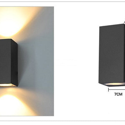 Led Outdoor Wall Aisle Up And Down Bedroom Bedside Lamp