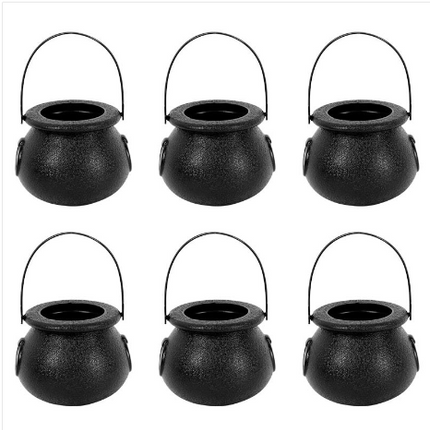 Halloween Witch Pot Smoke Machine LED Humidifier Color Changing Creepy Decor