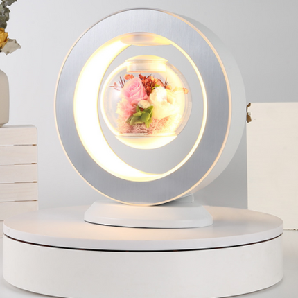 Valentines Day Gift Heart Floating Table LED Night Light Magnetic Levitation Creatives Lamp Desk Lamp Home Decor