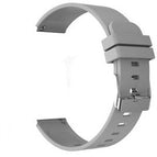 Silver silicone strap