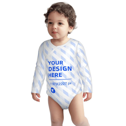 Create Your Own Soft And Skin-friendly Baby Cotton Long-sleeved Romper
