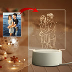 Square Custom / ABS warm light / USB