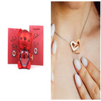 Red / With a necklace