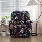 The flowers are very colorful / Chair cover 4piece set