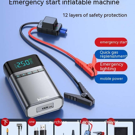 Automobile Emergency Start Power Source All-in-one Machine With Electric Treasure