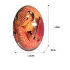 Red dinosaur egg