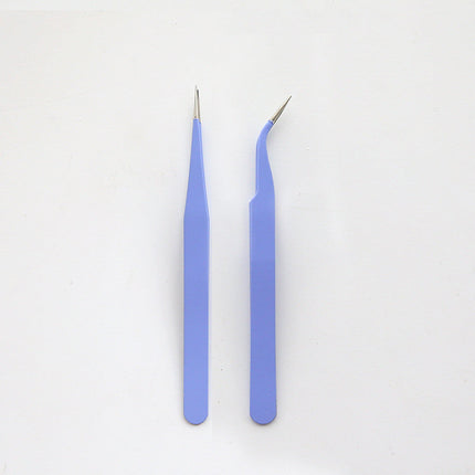 Stainless Steel Tweezers Macaron Colored Handbook And Paper Tape