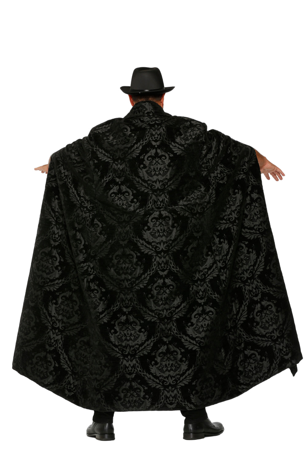 90110 Black Brocade Men's Cape