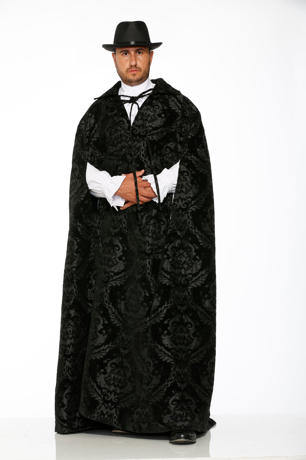 90110 Black Brocade Men's Cape