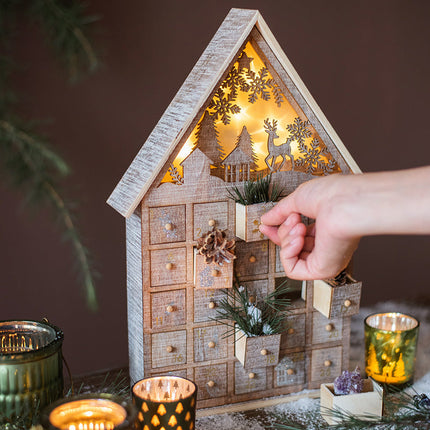 Christmas gift box drawer house decoration