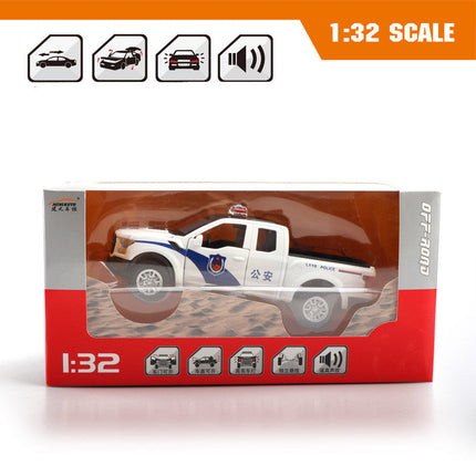 Children's toy car police car Ford Raptor