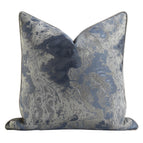 Royal Blue Silver / Pillow / 30x50cm