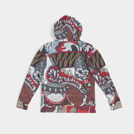 20 cool dragon red design Men's All-Over Print Hoodie