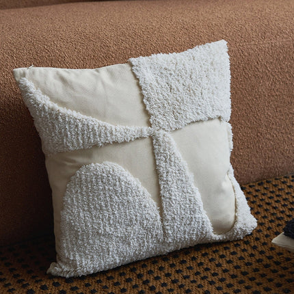 Living Room Sofa Embroidered Plain Color Home Cushion
