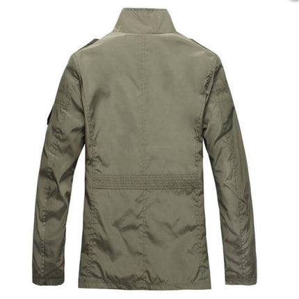 Plus size men's trench coat