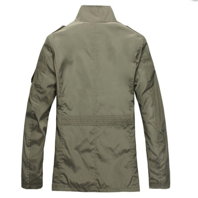 Plus size men's trench coat