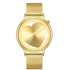 Mesh belt gold