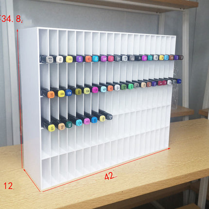 Fashion Acrylic Marker Pen Storage Rack Large Capacity