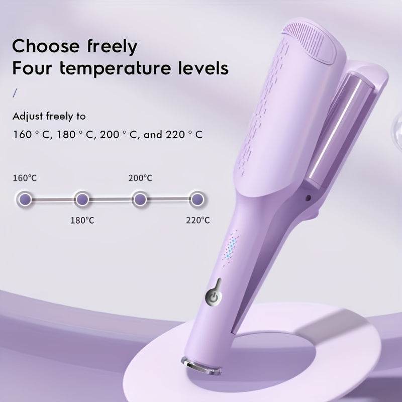 32mm Wave Curling Iron, Deep Waves, Long-Lasting Curls
